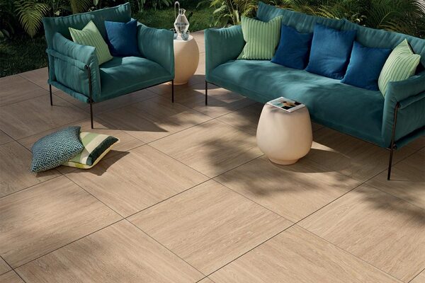 Terrasse carrelage