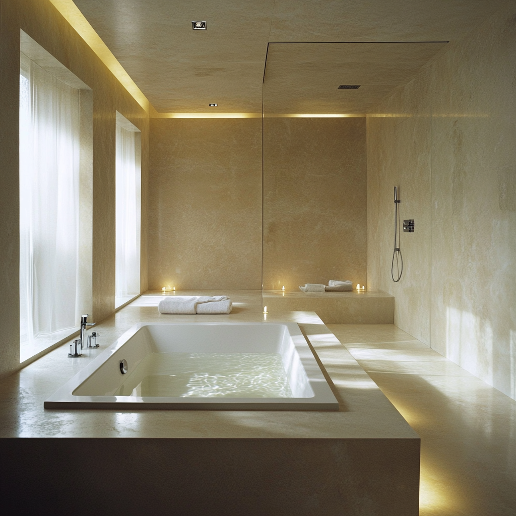 tendances déco éclairage salle de bain novoceram